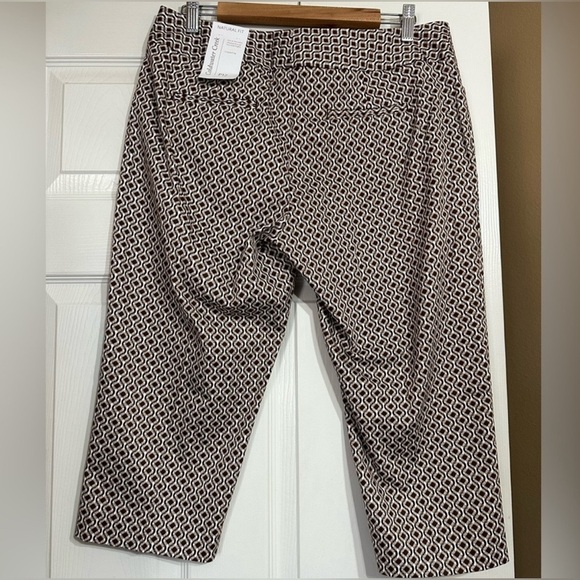 Coldwater Creek Sateen Honeycomb Cropped pants size 12P new with tag - Picture 8 of 8